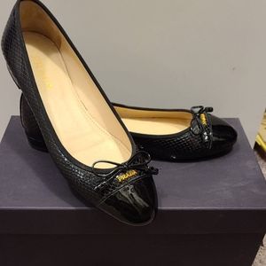 Prada Calzature Donna Ballet Flat Shoes Black